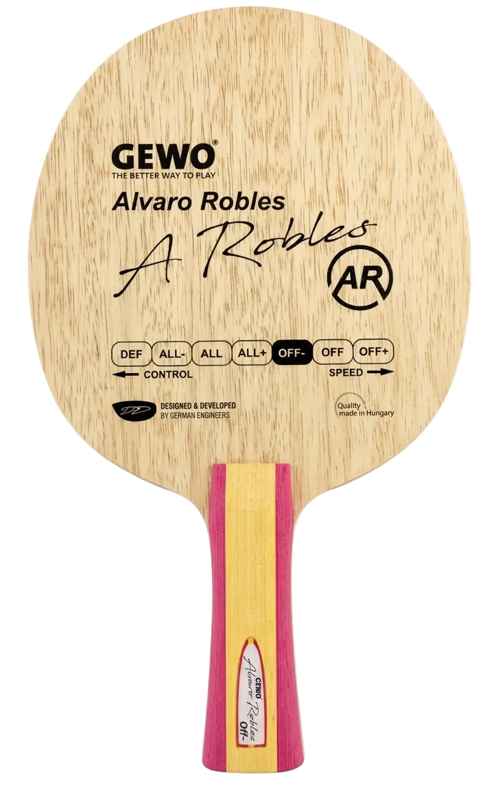 GEWO Alvaro Robles Offensive Minus - Table Tennis Blade - Forehand