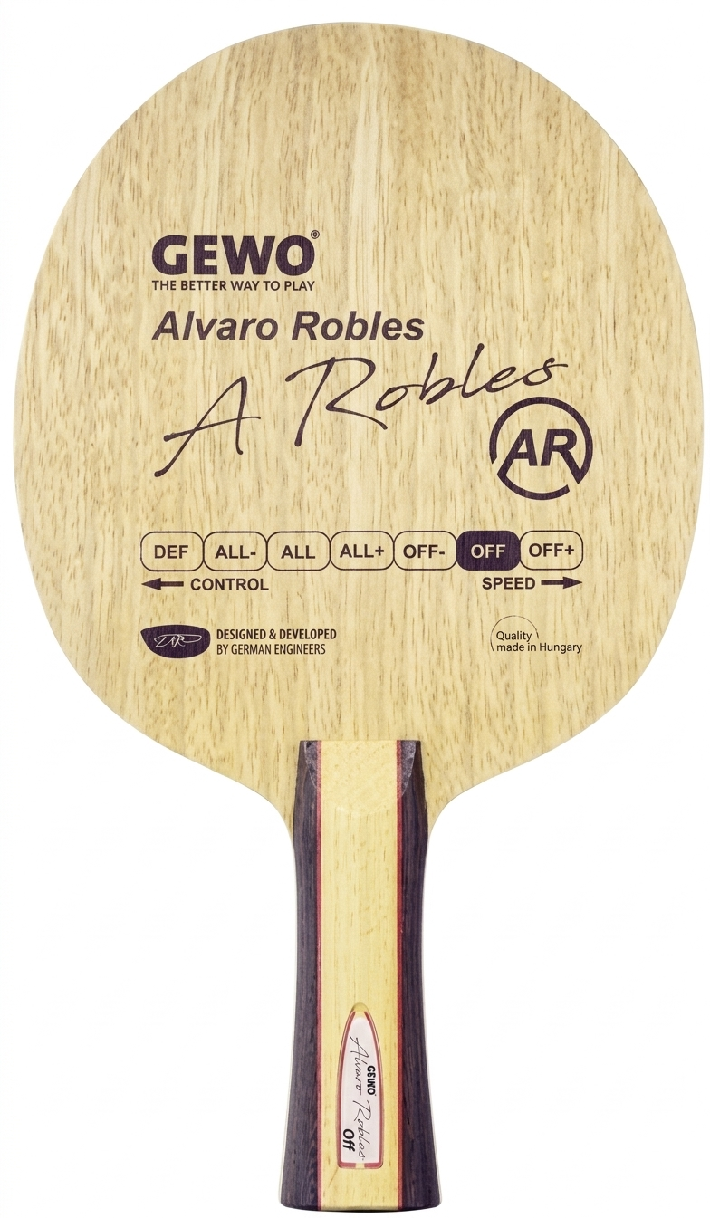 GEWO Alvaro Robles Offensive - Table Tennis Blade - Flared