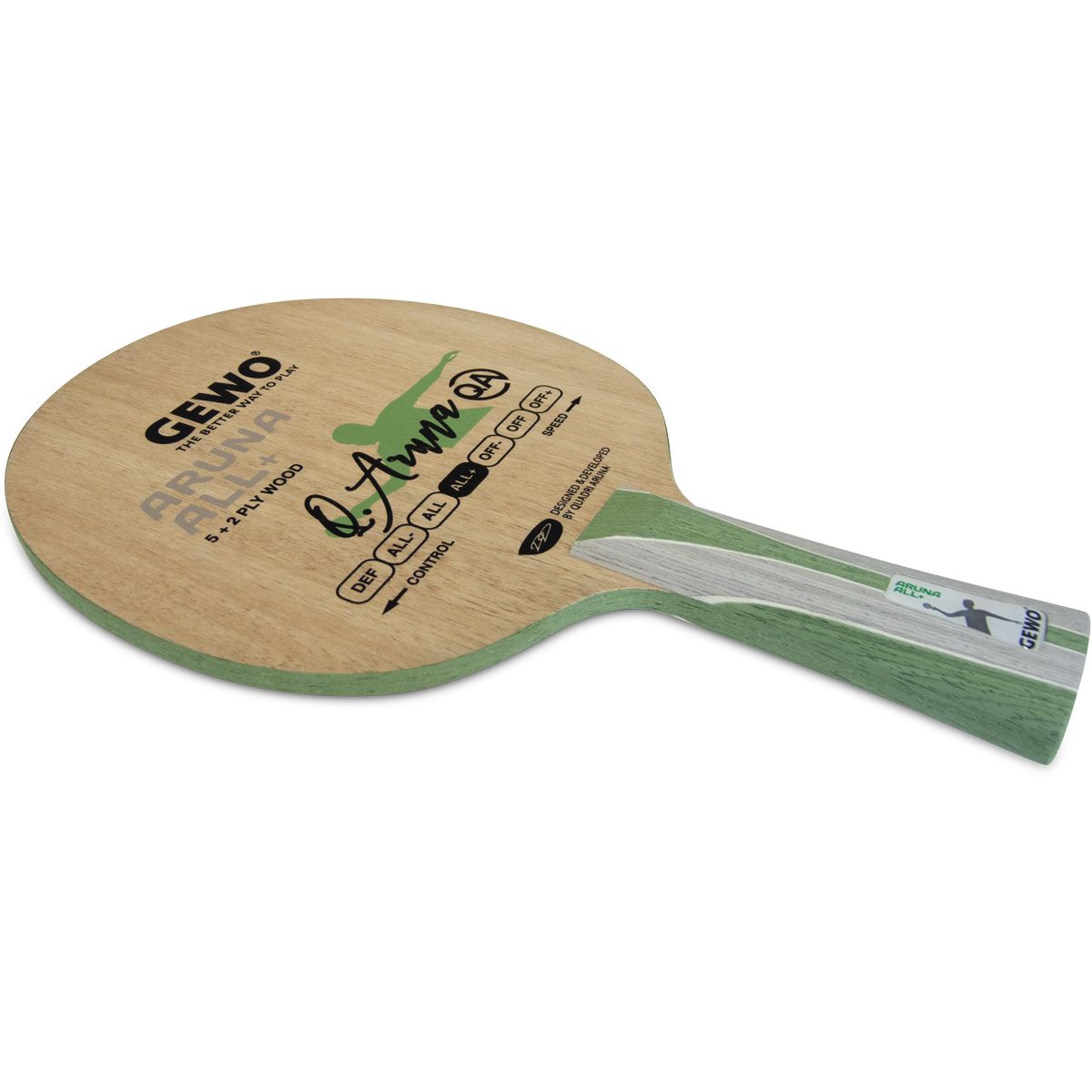 GEWO Aruna Allround Plus - Table Tennis Blade - Carbon Blade