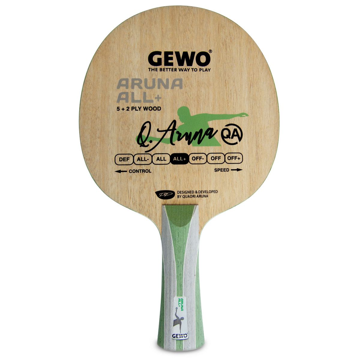 GEWO Aruna Allround Plus - Table Tennis Blade
