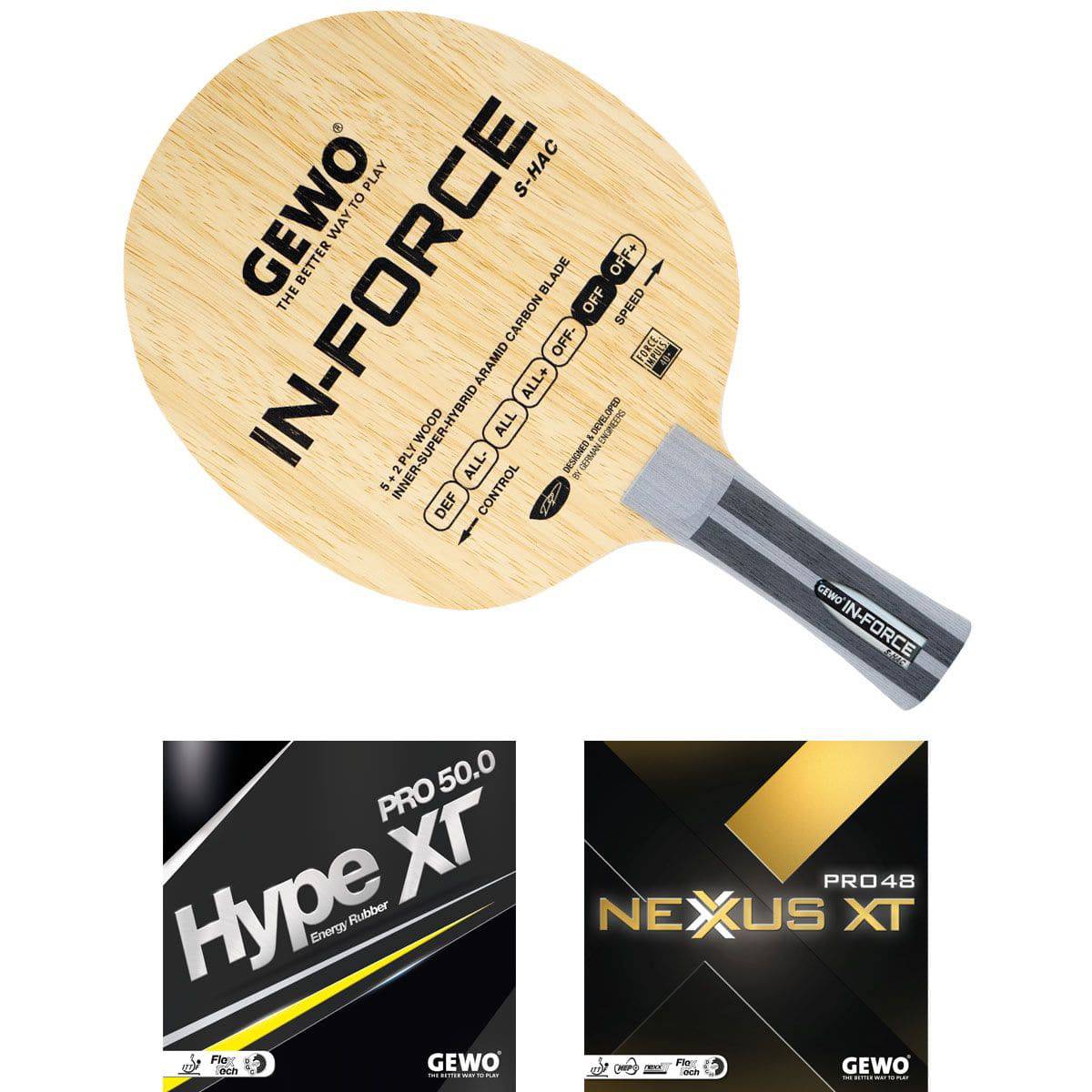 GEWO Bat: Blade In-Force Arc S-Hac with Hype and Nexxus Combo Special