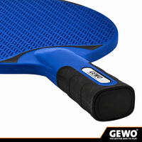 GEWO Blue Grip Outdoor Bat - Edge View