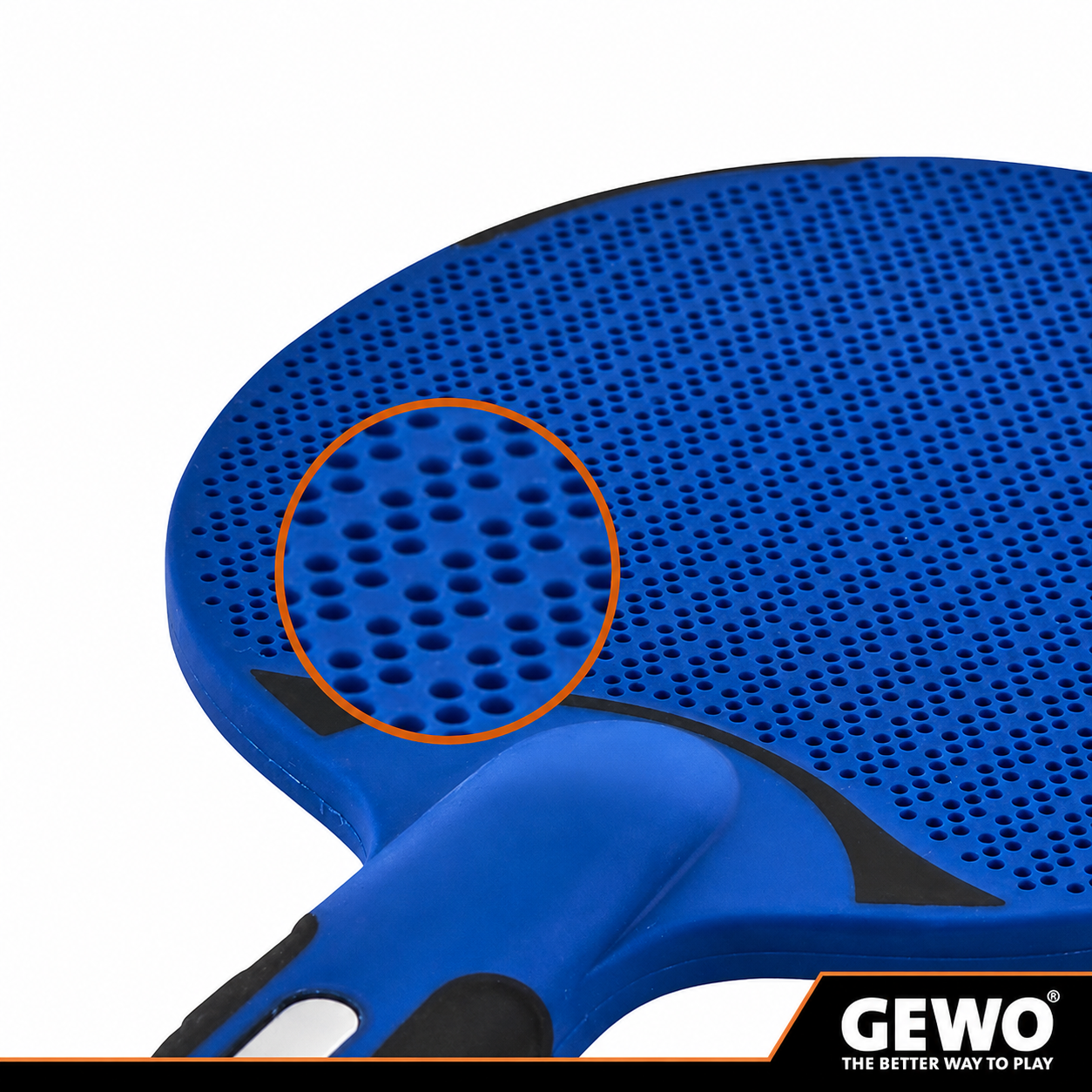 GEWO Blue Grip Outdoor Bat - Head
