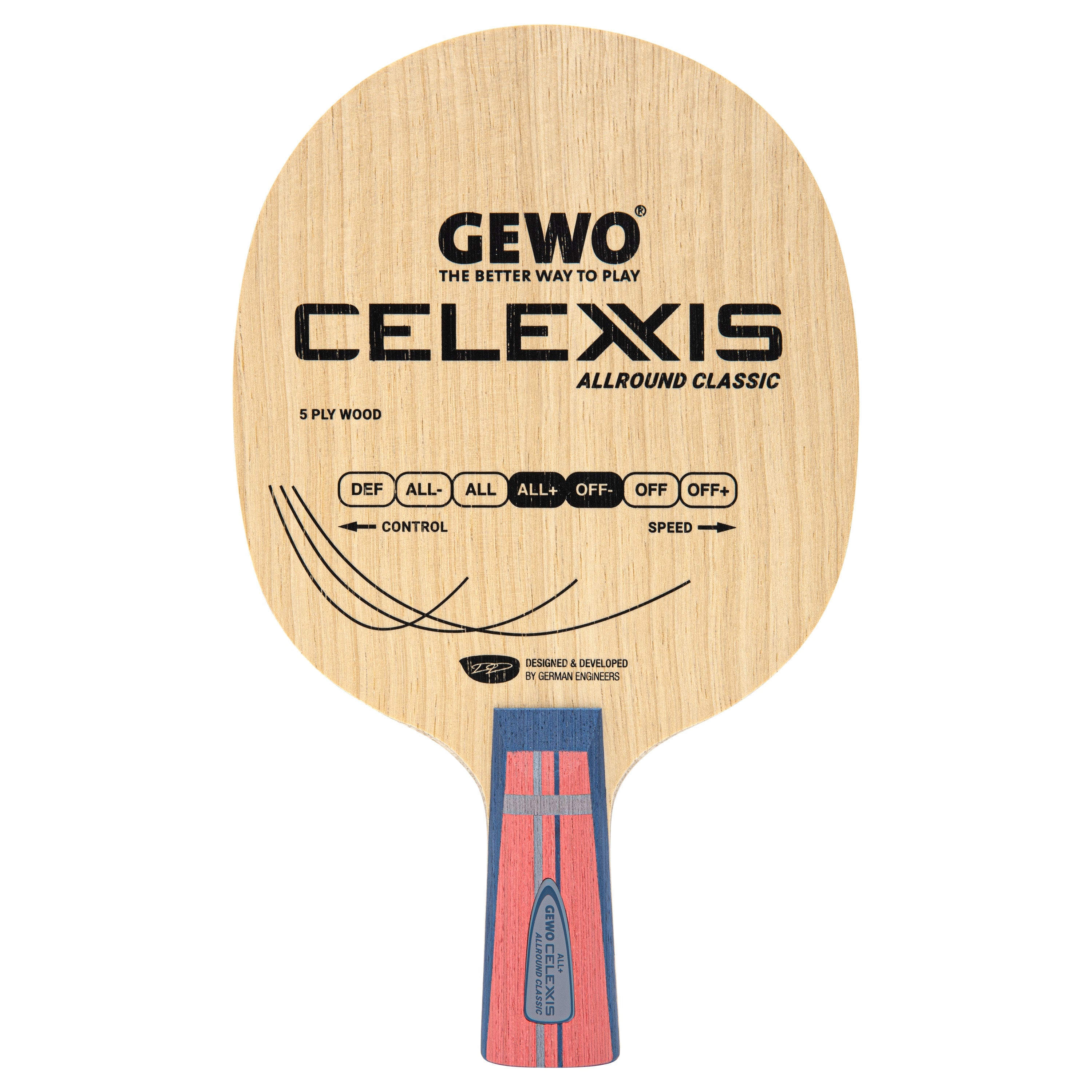 GEWO Celexxis Allround Classic Blade - Chinese Penhold