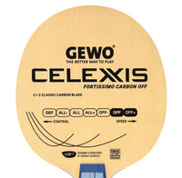 GEWO Celexxis Fortissimo Carbon Offensive Blade - Head