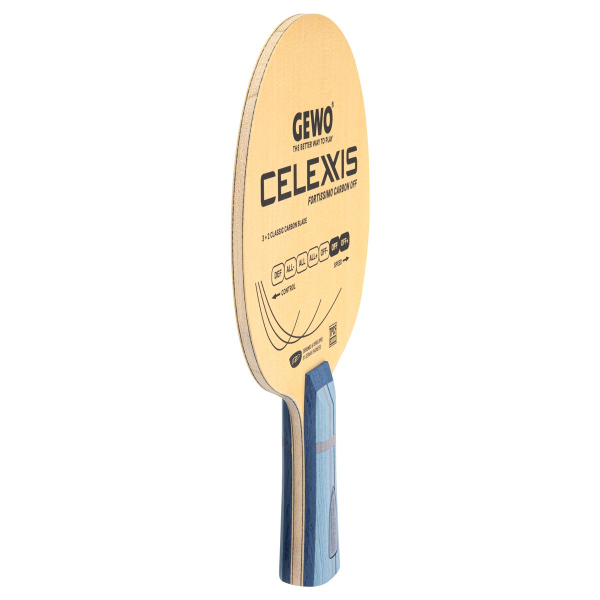 GEWO Celexxis Fortissimo Carbon Offensive Blade - Side View