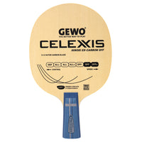GEWO Celexxis Hinoki Ex-Carbon Offensive Blade - Chinese Penhold - Front View