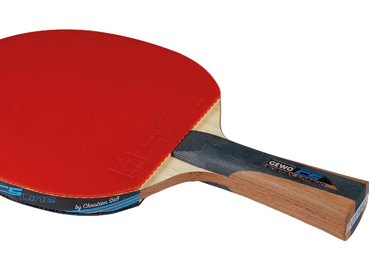 GEWO CS Energy Carbon – Pre‑Assembled Table Tennis Racket -  Forehand