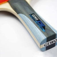 GEWO CS Energy Control – Pre‑Assembled Table Tennis Racket -  Flared Handle