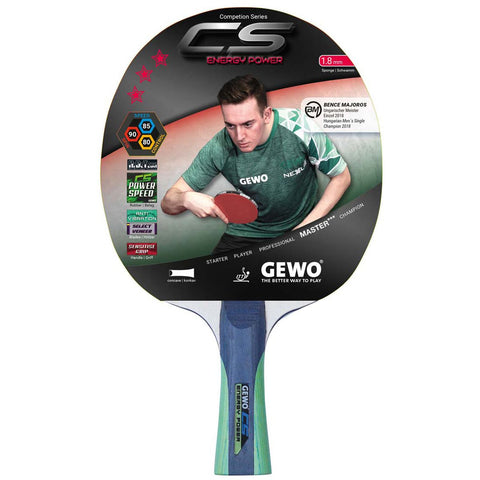 GEWO CS Energy Power Pre-Assembled Table Tennis Racket