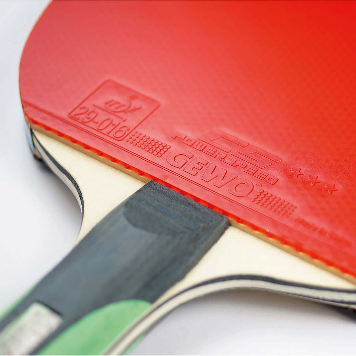 GEWO CS Energy Power – Pre‑Assembled Table Tennis Racket - Rubber