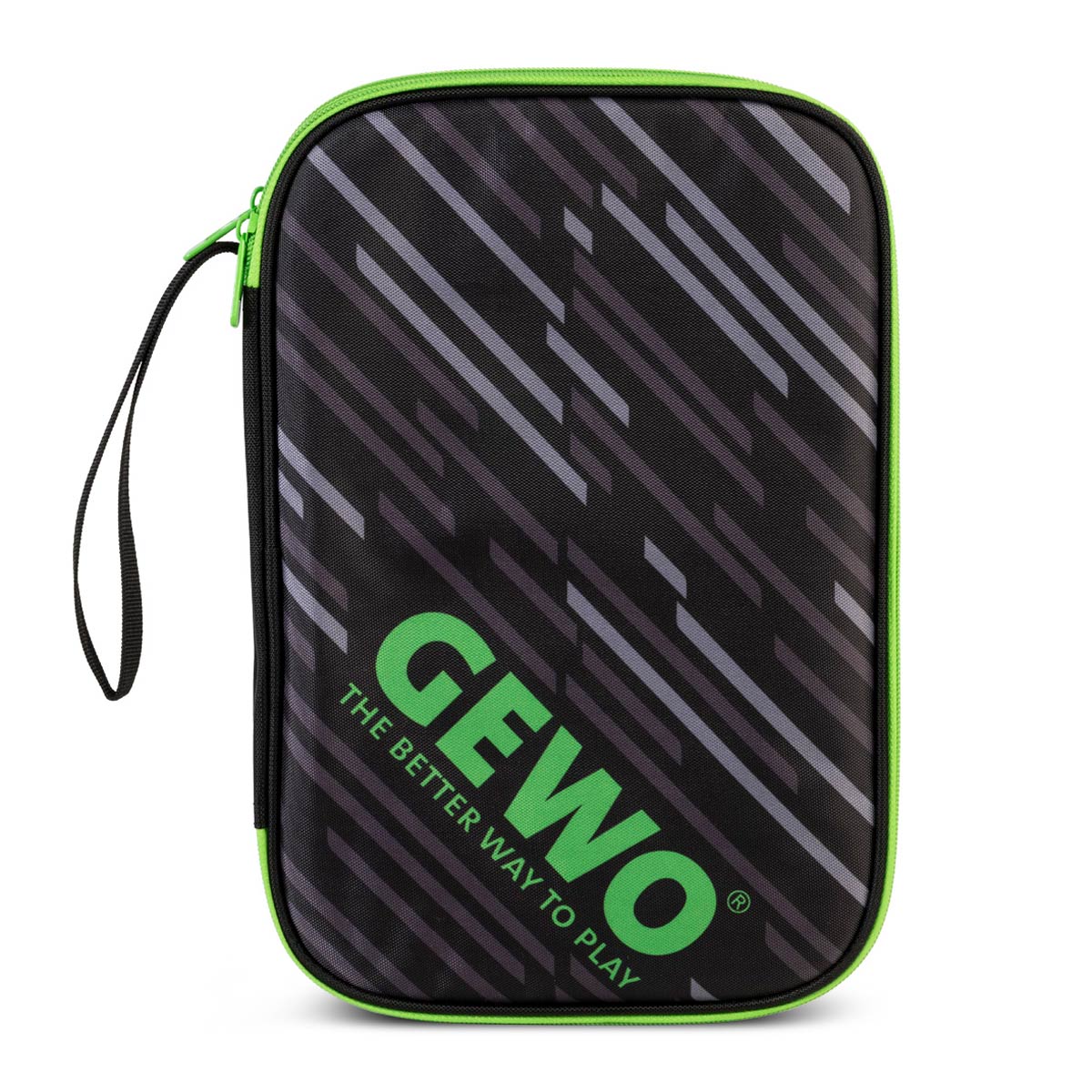 GEWO Double Cover Stripes - Black/Lime - Front View