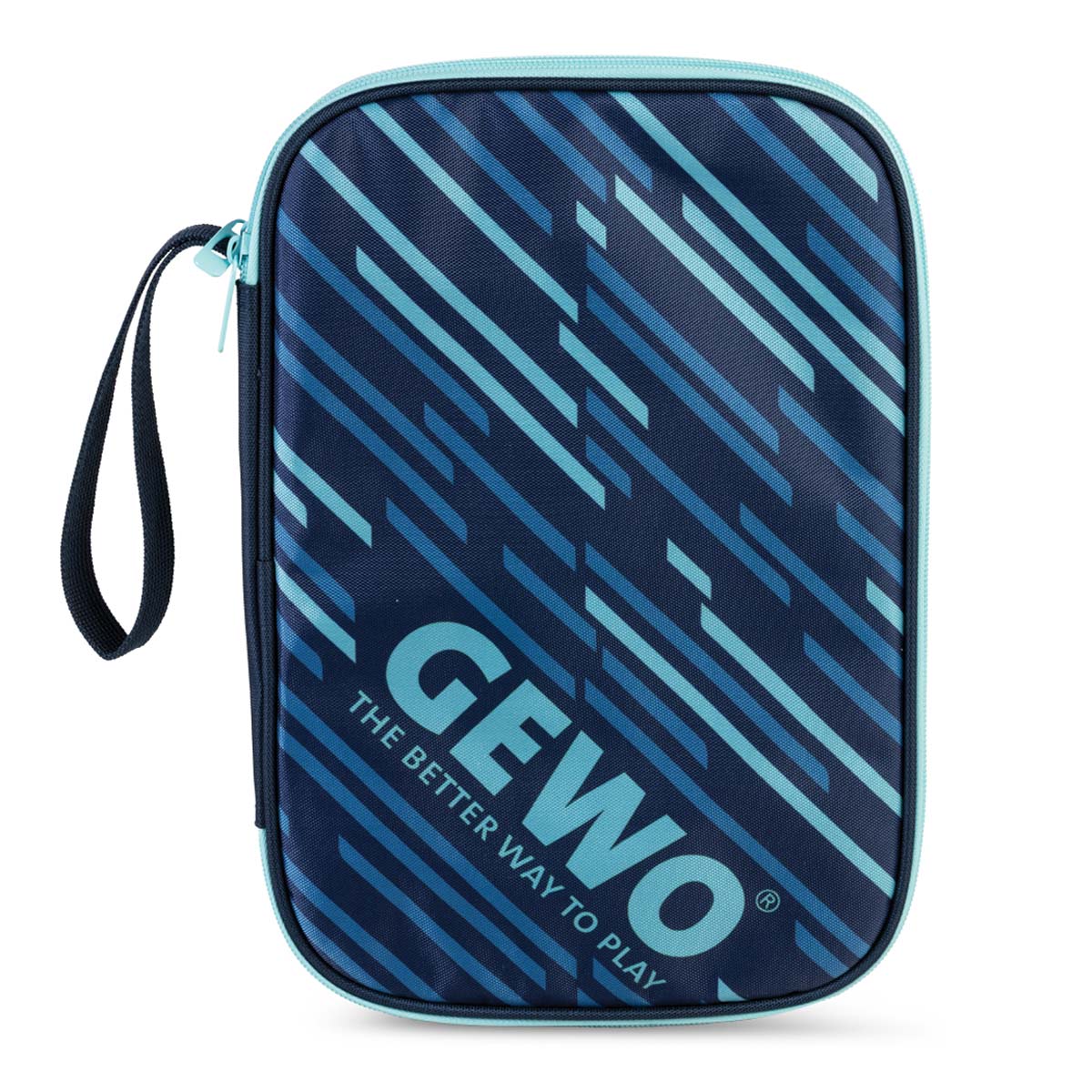 GEWO Double Cover Stripes - Navy/Sky - Front View