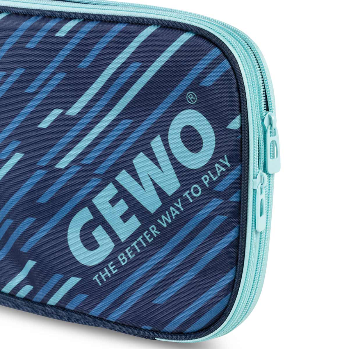GEWO Double Cover Stripes - Navy/Sky - Zipper Closure