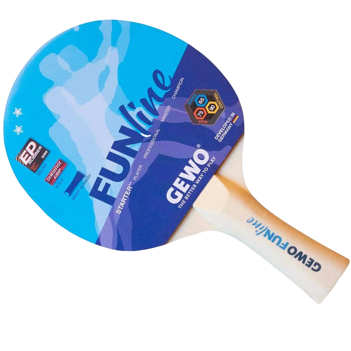 GEWO Funline Table Tennis Paddle