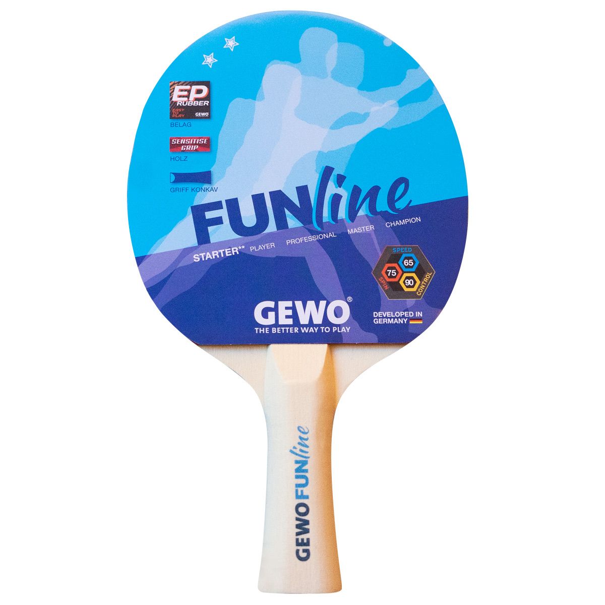 GEWO Funline Table Tennis Paddle