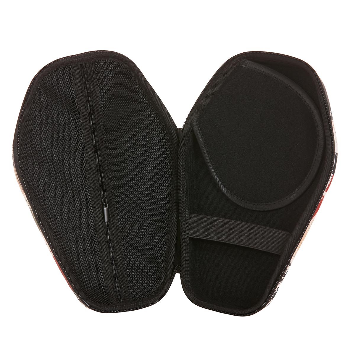 GEWO Graffiti Three Hard Shell Racket Case Inside View