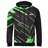 GEWO Hoodie Atani - Black/Lime - Front