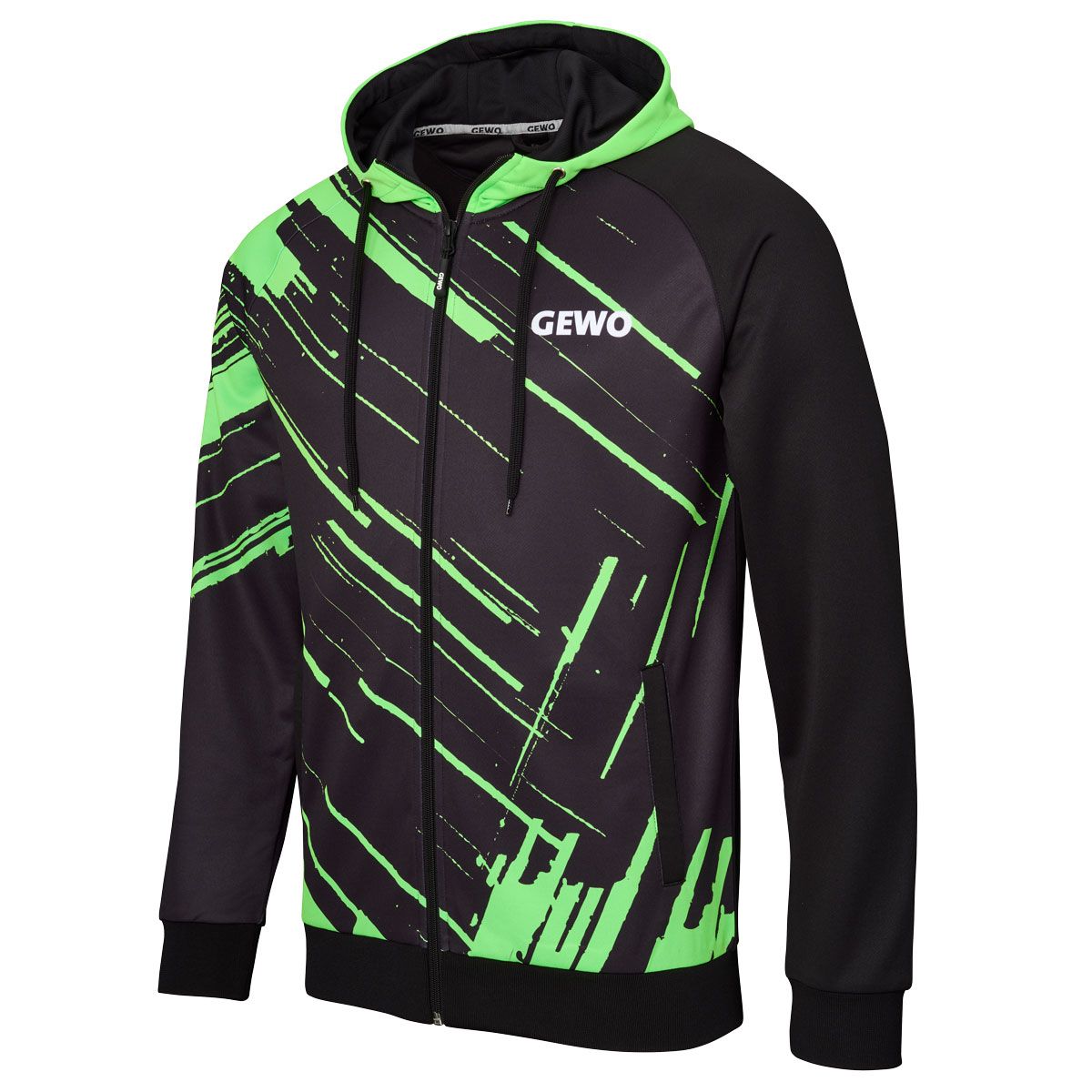 GEWO Hoodie Atani - Black/Lime