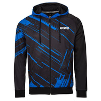GEWO Hoodie Atani - Black/Royal - Front