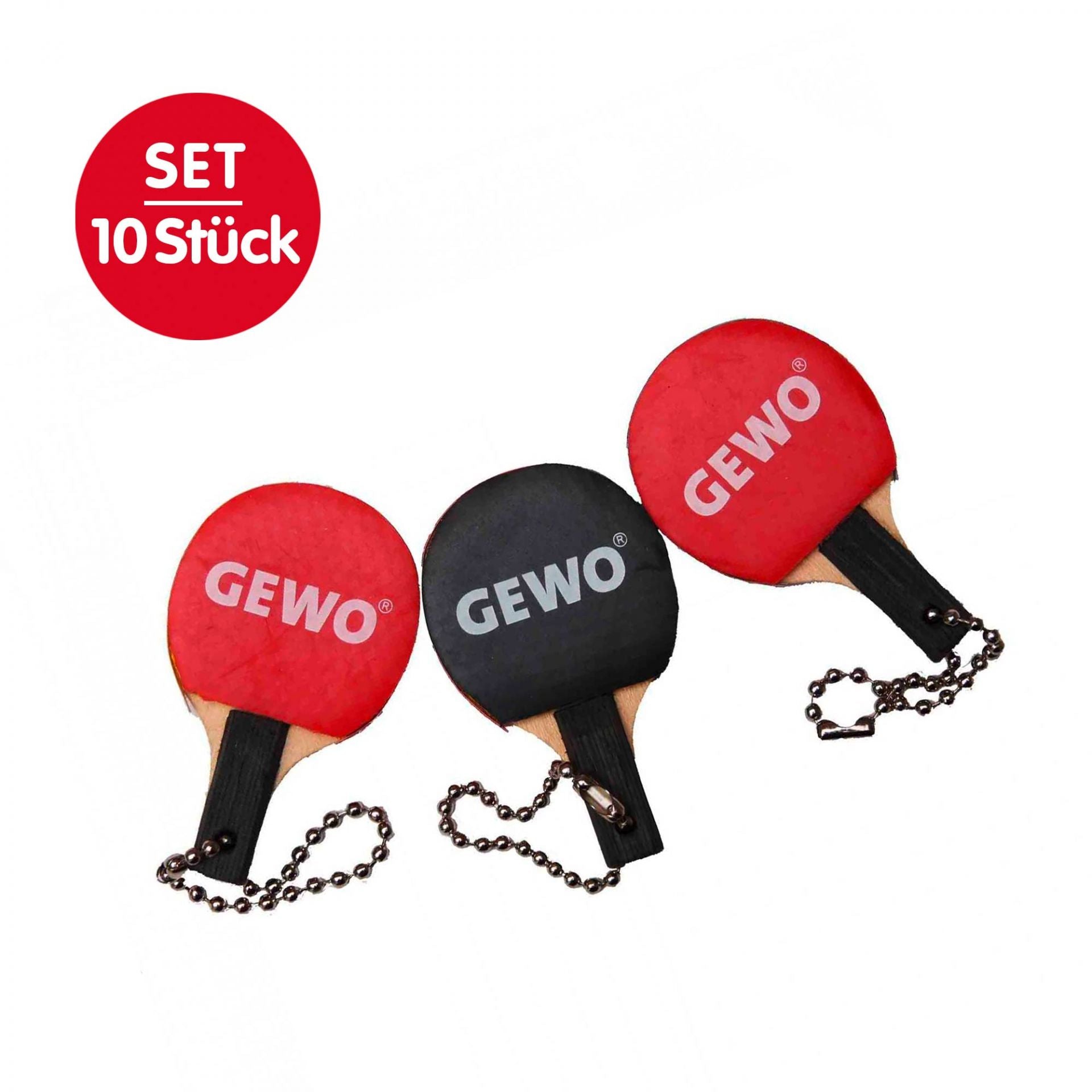 GEWO Keyring with Mini Paddle - Set of 12