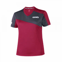 GEWO Lady Shirt Lana - Berry Maroon/Iron Gray
