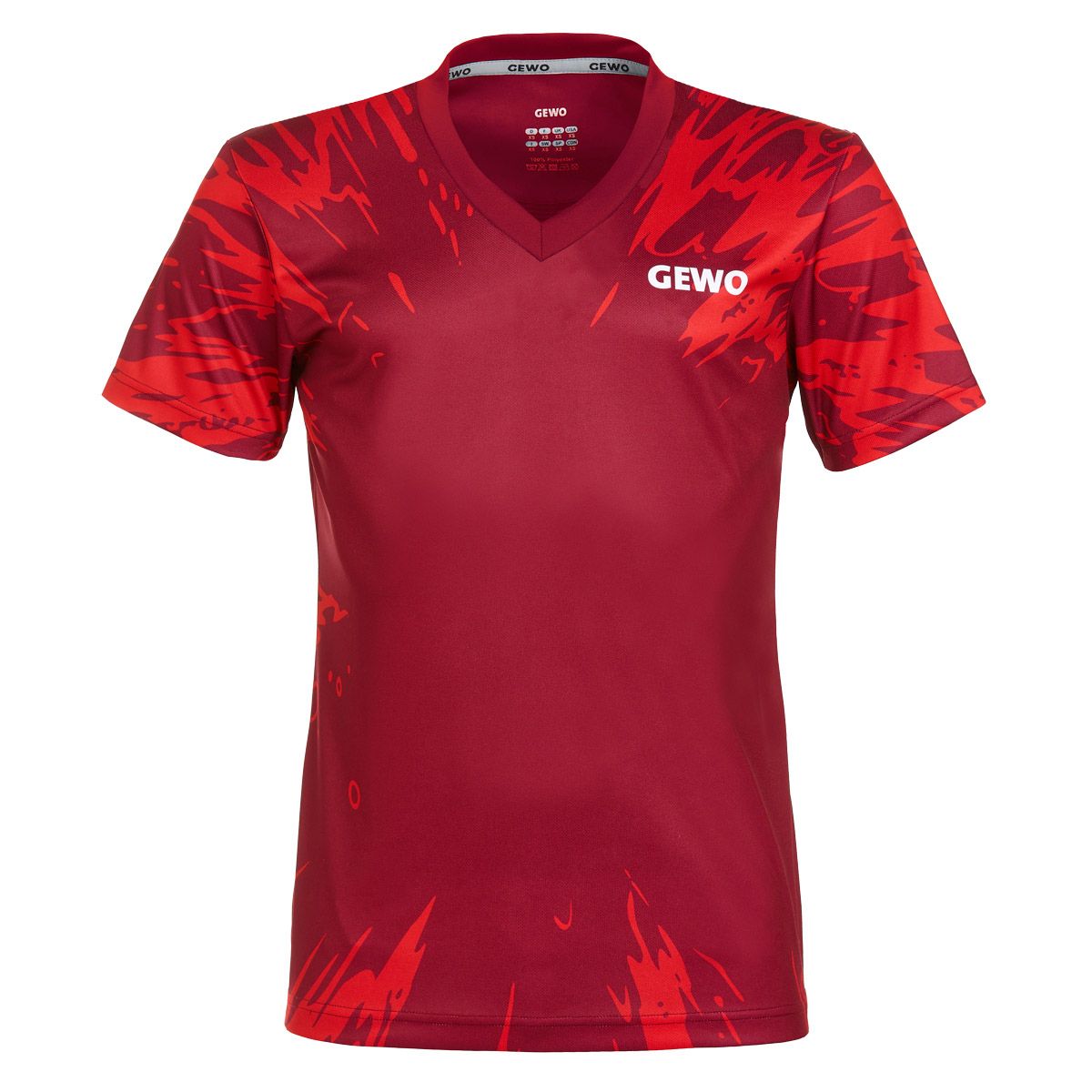 GEWO Lady Shirt Mattia - Red-Front View