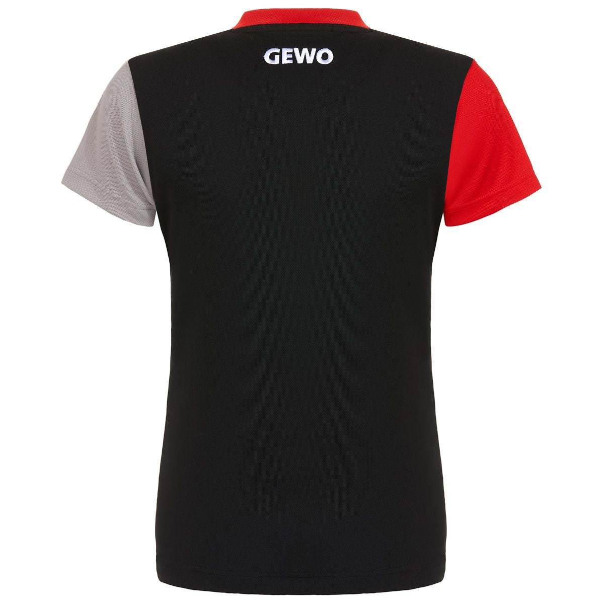 GEWO Lady Shirt Ravenna - Black/Red - Back View