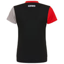 GEWO Lady Shirt Ravenna - Black/Red - Back View