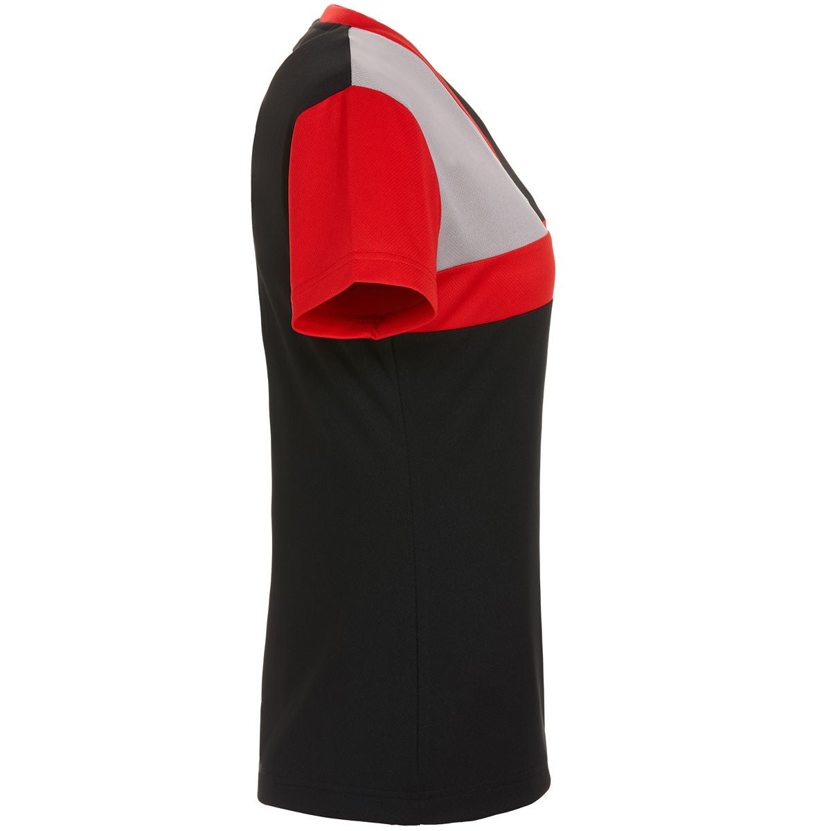 GEWO Lady Shirt Ravenna - Black/Red - Left-Side View
