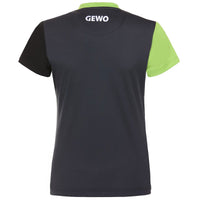 GEWO Lady Shirt Ravenna - Gray/Lime - Back View