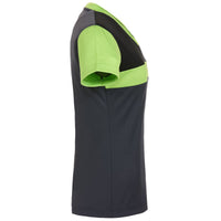 GEWO Lady Shirt Ravenna - Gray/Lime - Left-Side View