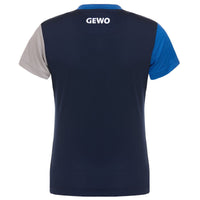 GEWO Lady Shirt Ravenna - Navy/Royal Blue - Back View