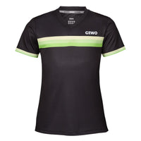 GEWO Lady Shirt Santiago - Black/Lime - Front