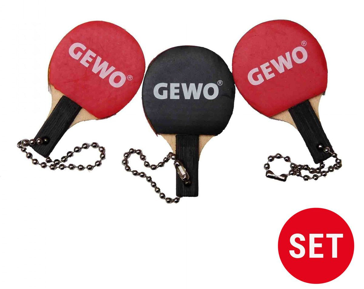 GEWO Mini Paddle Keyring - Set of Twelve