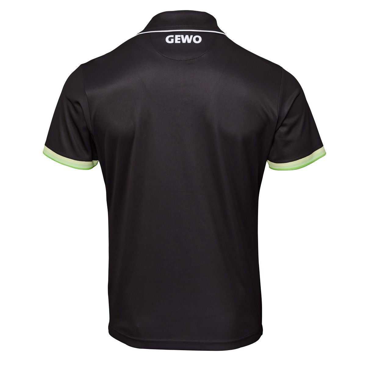 GEWO Polo Shirt Santiago - Black/Lime - Back