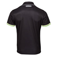 GEWO Polo Shirt Santiago - Black/Lime - Back