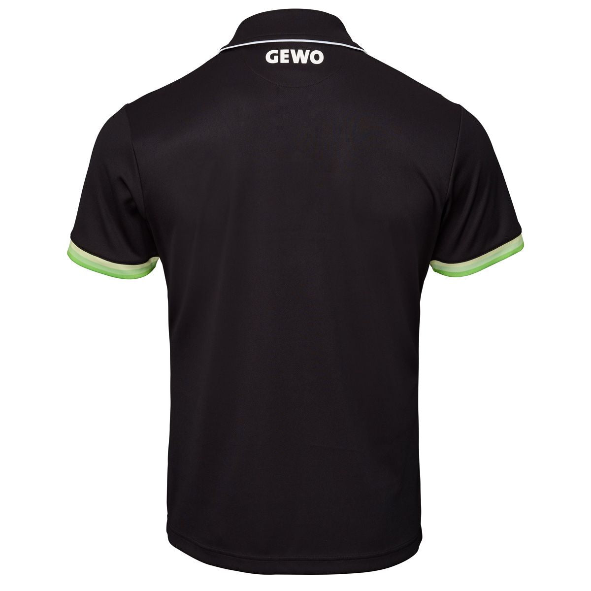 GEWO Polo Shirt Santiago Cotton - Black/Lime-Back