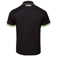GEWO Polo Shirt Santiago Cotton - Black/Lime-Back