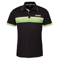 GEWO Polo Shirt Santiago Cotton - Black/Lime-Front