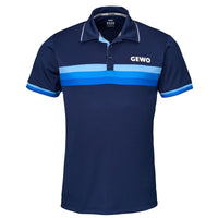 GEWO Polo Shirt Santiago Cotton - Navy/Sky-Front