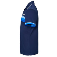 GEWO Polo Shirt Santiago Cotton - Navy/Sky-Side
