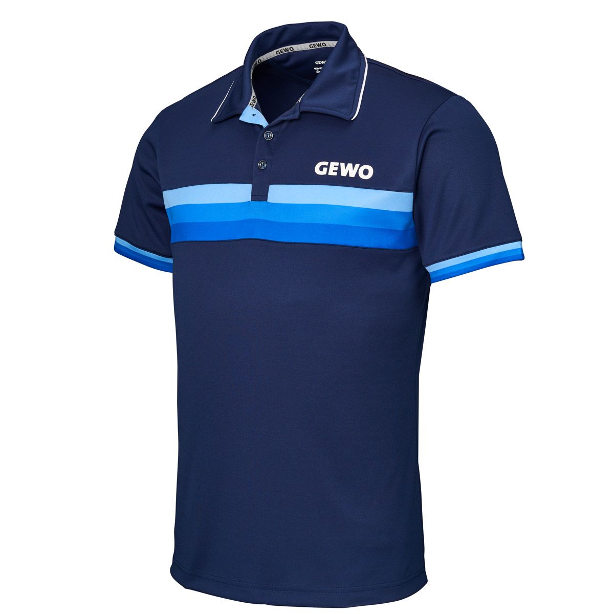 GEWO Polo Shirt Santiago Cotton - Navy/Sky 