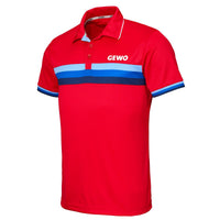 GEWO Polo Shirt Santiago Cotton - Red/Blue 