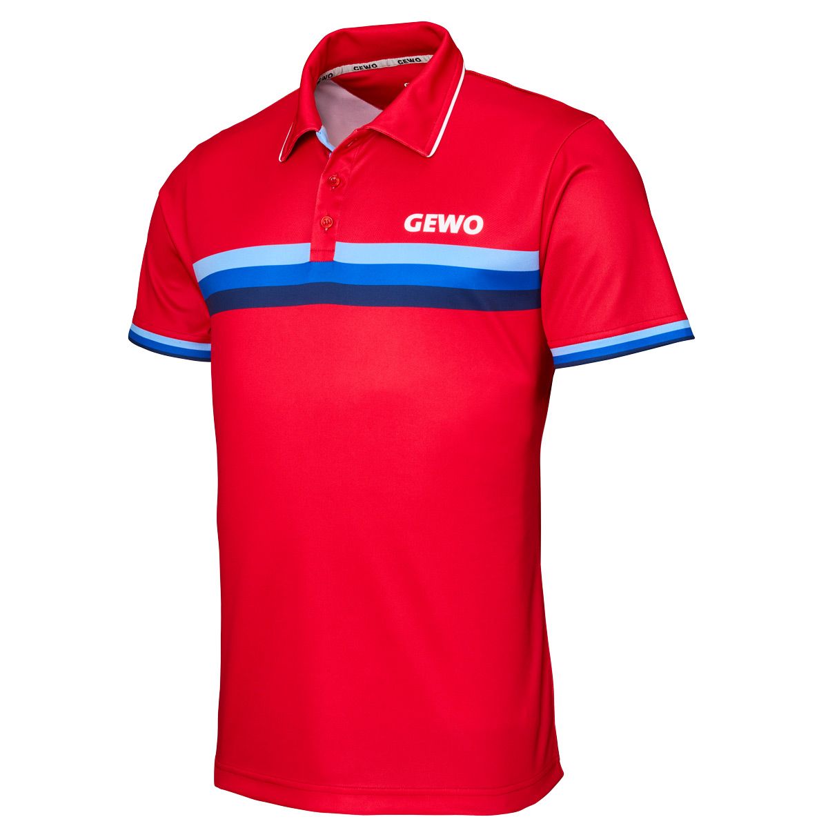 GEWO Polo Shirt Santiago - Red/Blue 