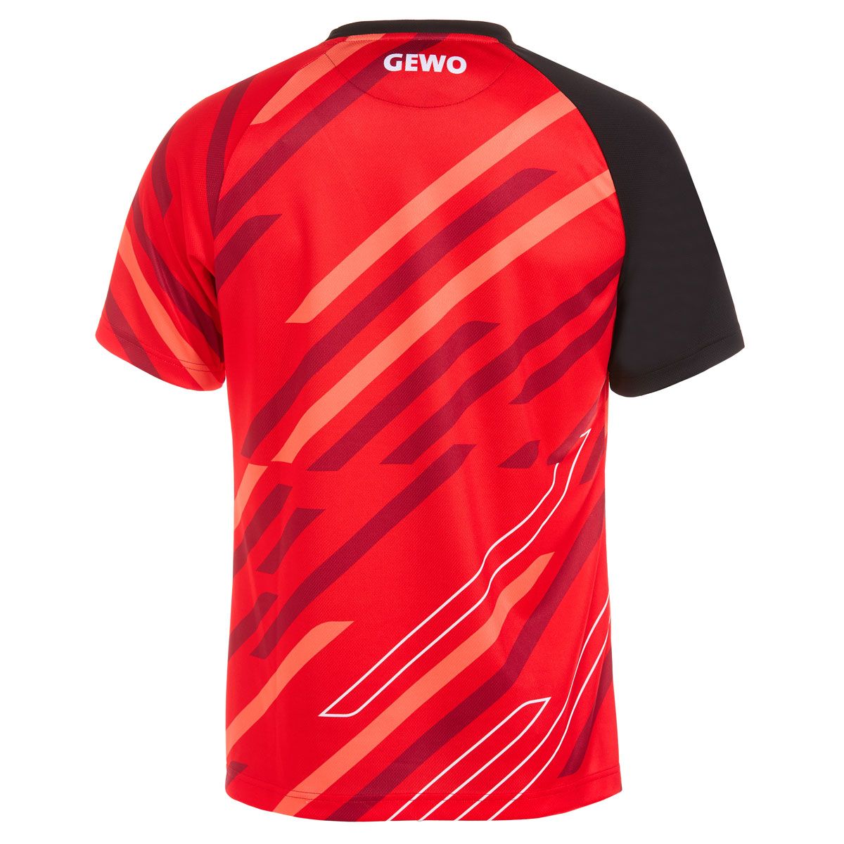GEWO Ponza II Red/Black - Sporty Table Tennis Shirt