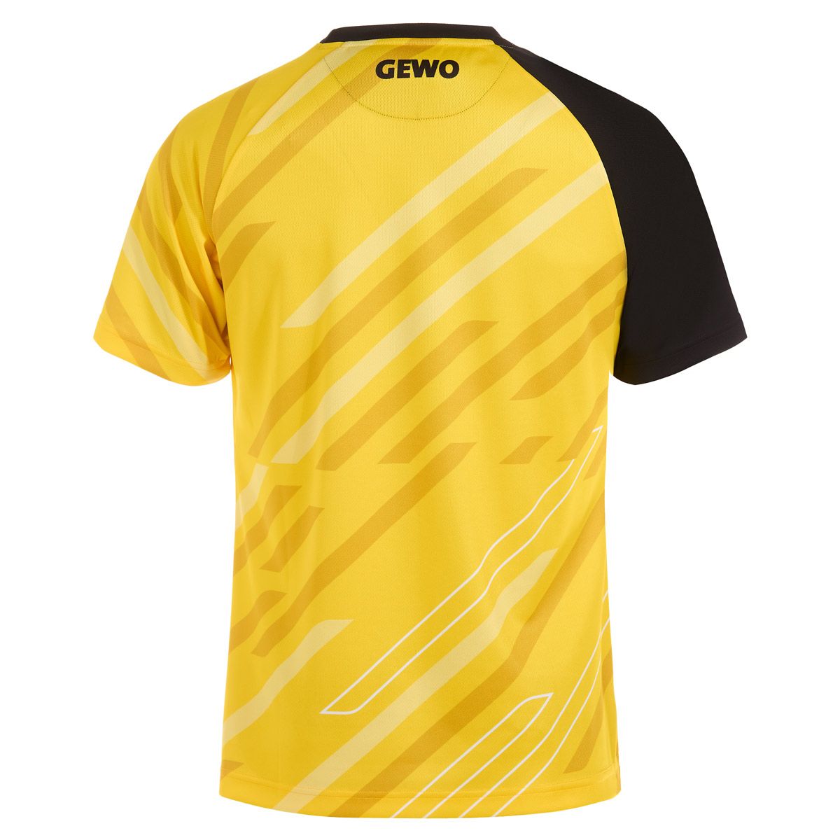 GEWO Ponza II Yellow/Black - Sporty Table Tennis Shirt