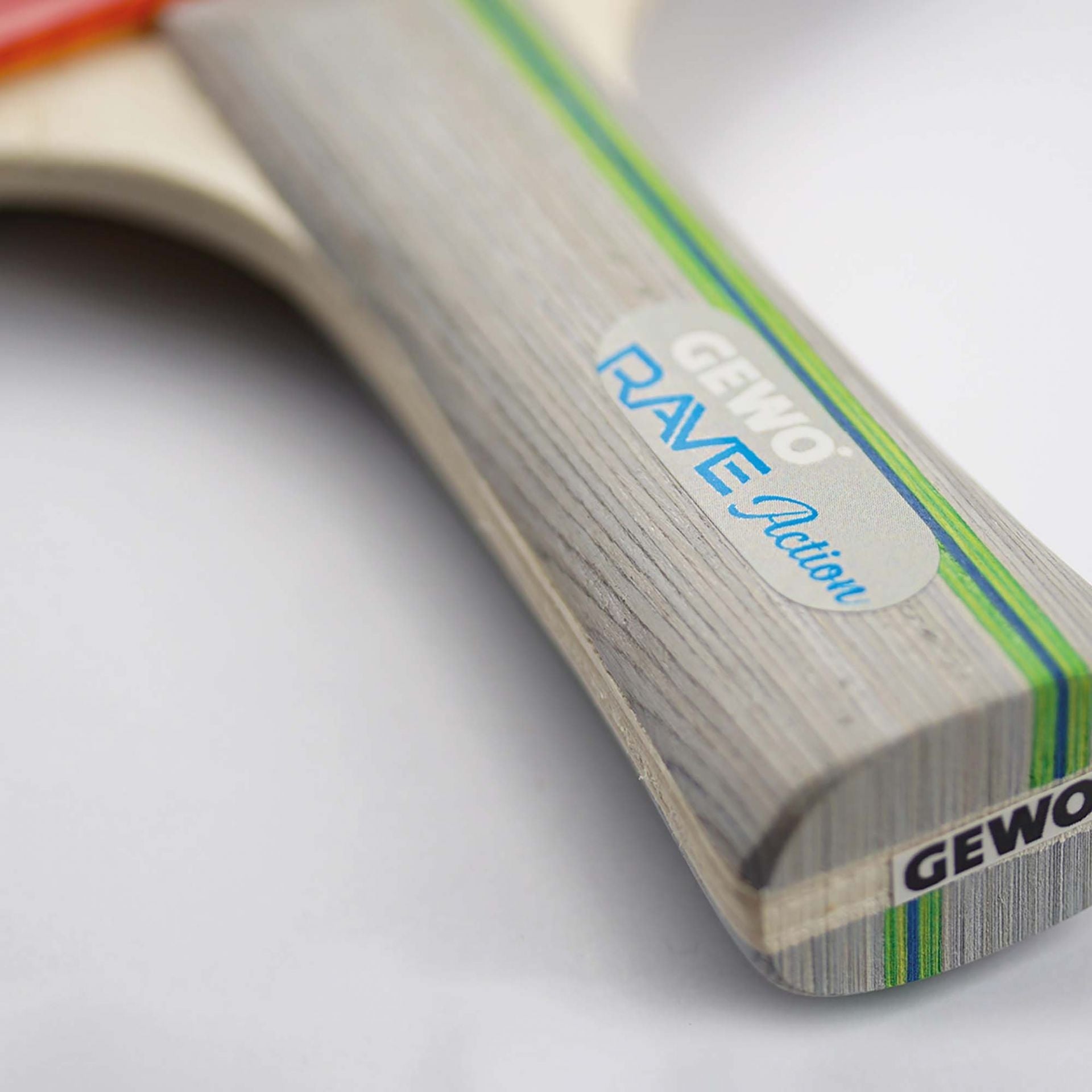 GEWO Rave Action - Pre-Assembled Table Tennis Racket - Handle