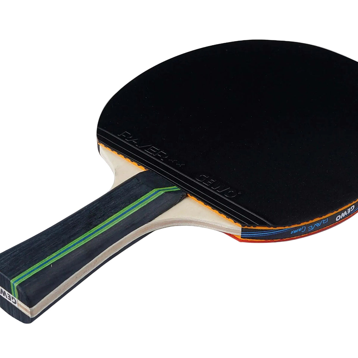 Rave Racket GEWO Rave Game Pre-Assembled Table Tennis Racket – GEWO USA