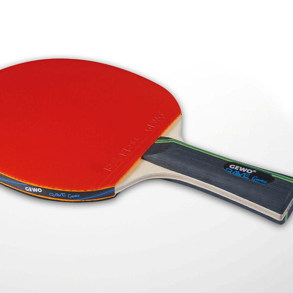 GEWO Rave Game Pre-Assembled Table Tennis Racket - Flared Handle